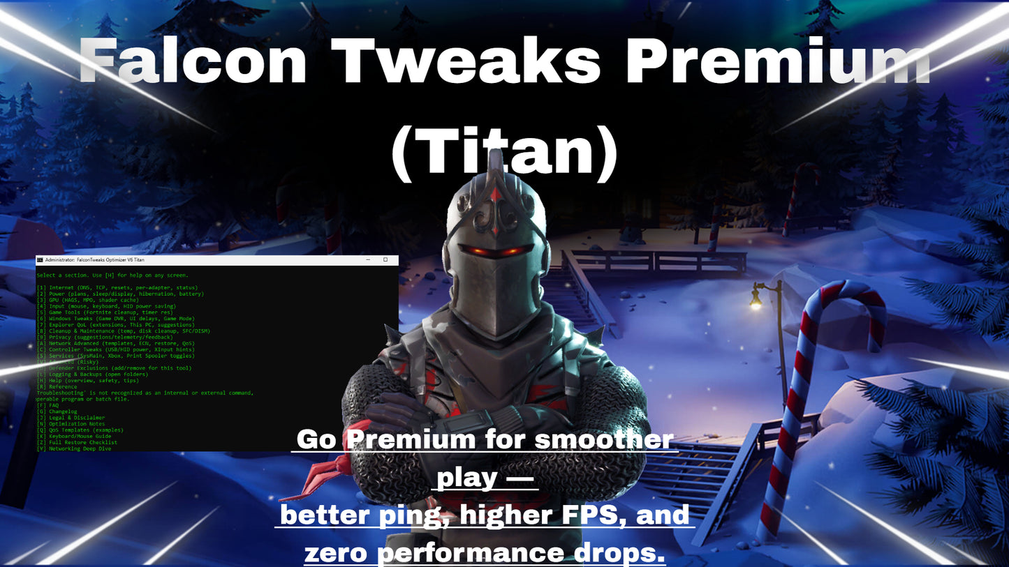 Falcon Optimizer Titan Premium