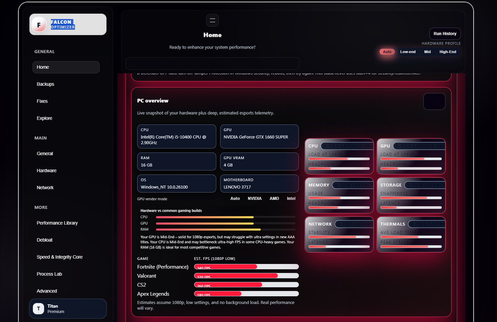 Falcon Optimizer
